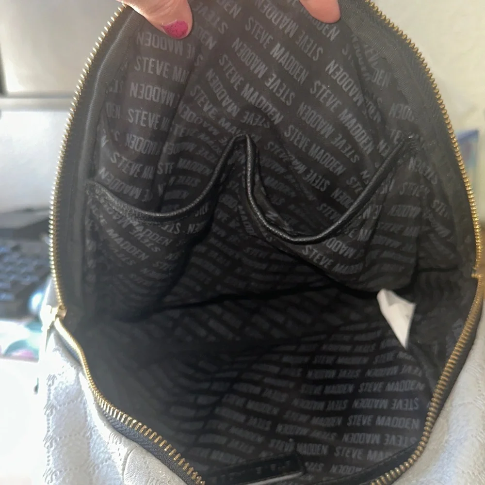 Steve Madden Mini Gray Backpack - Picture 12 of 16